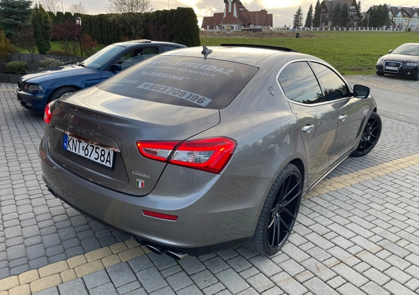 Maserati Ghibli cena 89000 przebieg: 169000, rok produkcji 2014 z Pruszków małe 106